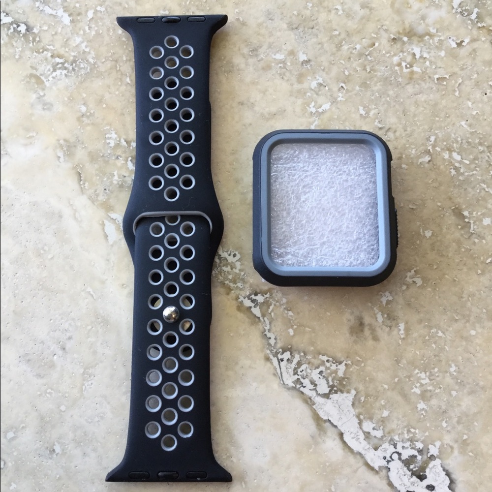 IWatch Sport band + Rugged Case Series 1, 2, 3, 4